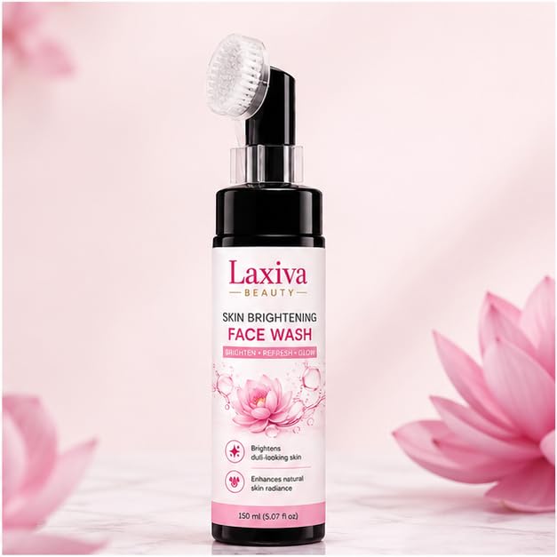 Laxiva Beauty skin brightening Face Wash for Daily Cleansing, Gentle Facial Cleanser for All Skin Types, Refreshing Face Wash for Men & Women, 150ml