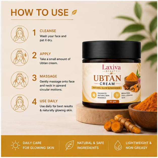 Laxiva Beauty Ubtan Cream, 50g