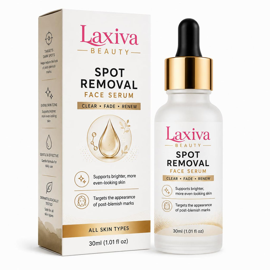 Laxiva Beauty Spot Removal Face Serum for Daily Skincare, Lightweight Facial Serum for Even-Looking Skin Tone, Fast-Absorbing Formula, All Skin Types, 30ml